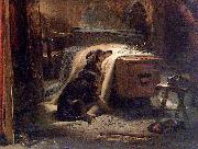 Landseer, Edwin Henry The Old Shepherd's Chief Mourner painting